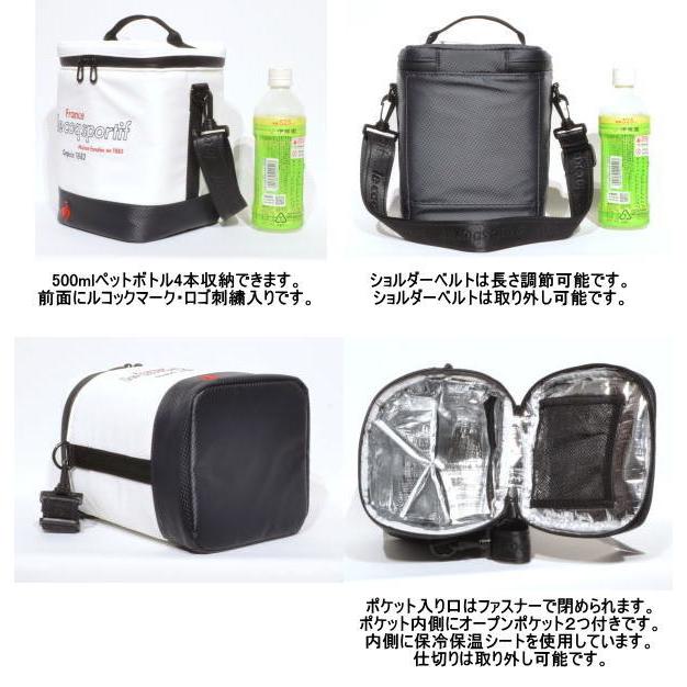 ルコックゴルフ ポーチ メンズ LG4FTT45M 保冷 保温 ペットボトル4本収納可 カートバッグ ラウンドポーチ カートポーチ フリーの画像