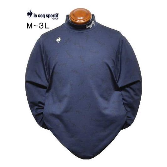 ゴルフウェア　ルコック メンズ 長袖 モックネック シャツ LG5FLS51M [2025年秋冬モデル] le coq sportif（ルコックスポルティフ） ルコック モックネック長袖
