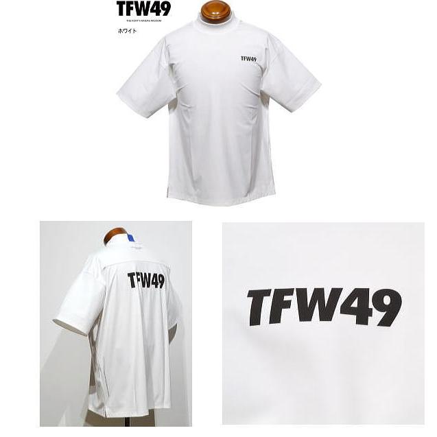 TFW49 モックネック半袖シャツ L.XL メンズ T102610051 ストレッチ