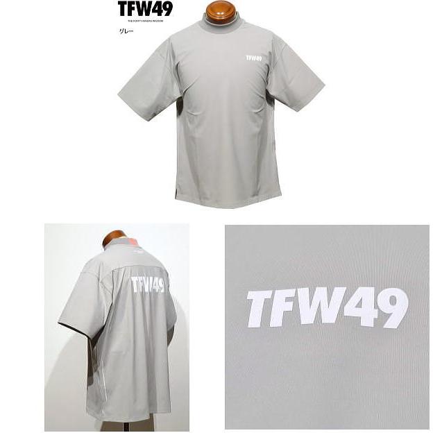 TFW49 モックネック半袖シャツ L.XL メンズ T102610051 ストレッチ