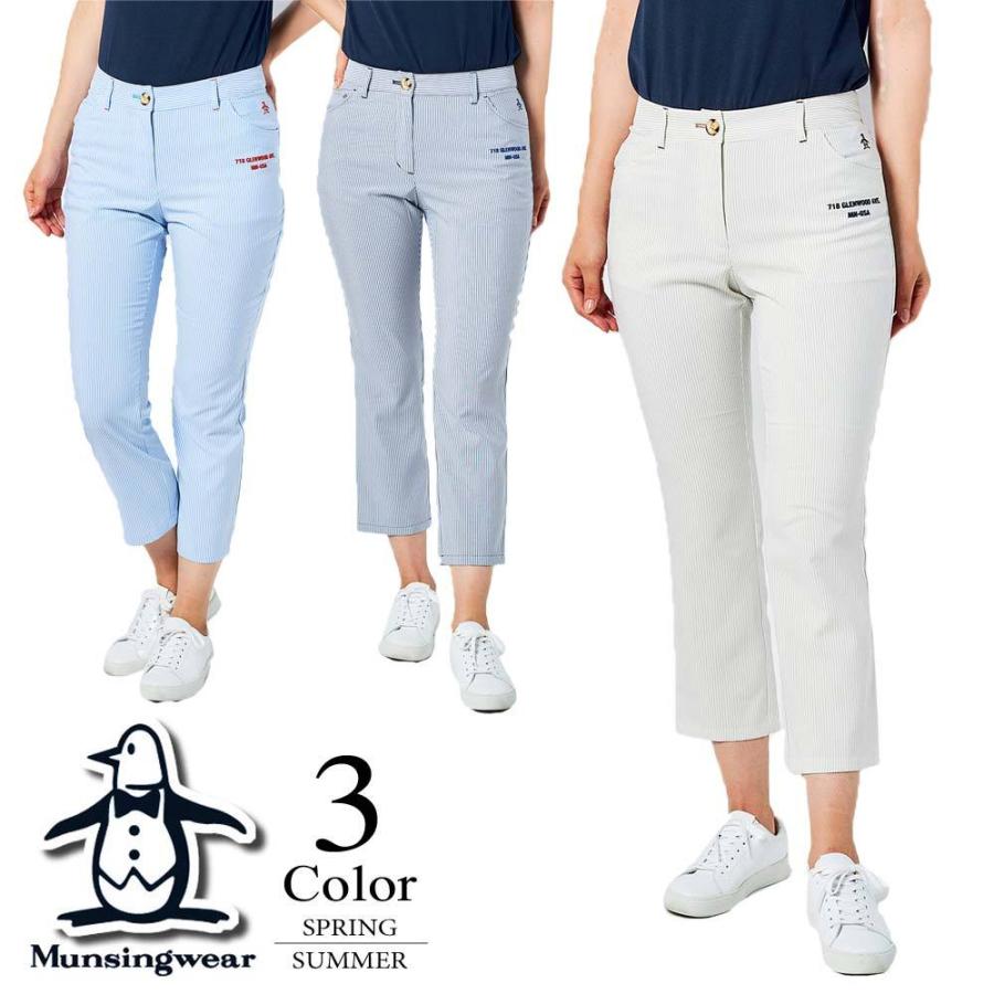 マンシングウェア Munsingwear パンツ Munsingwear ゴルフ 8部丈パンツ 9 11号 レディース 春夏