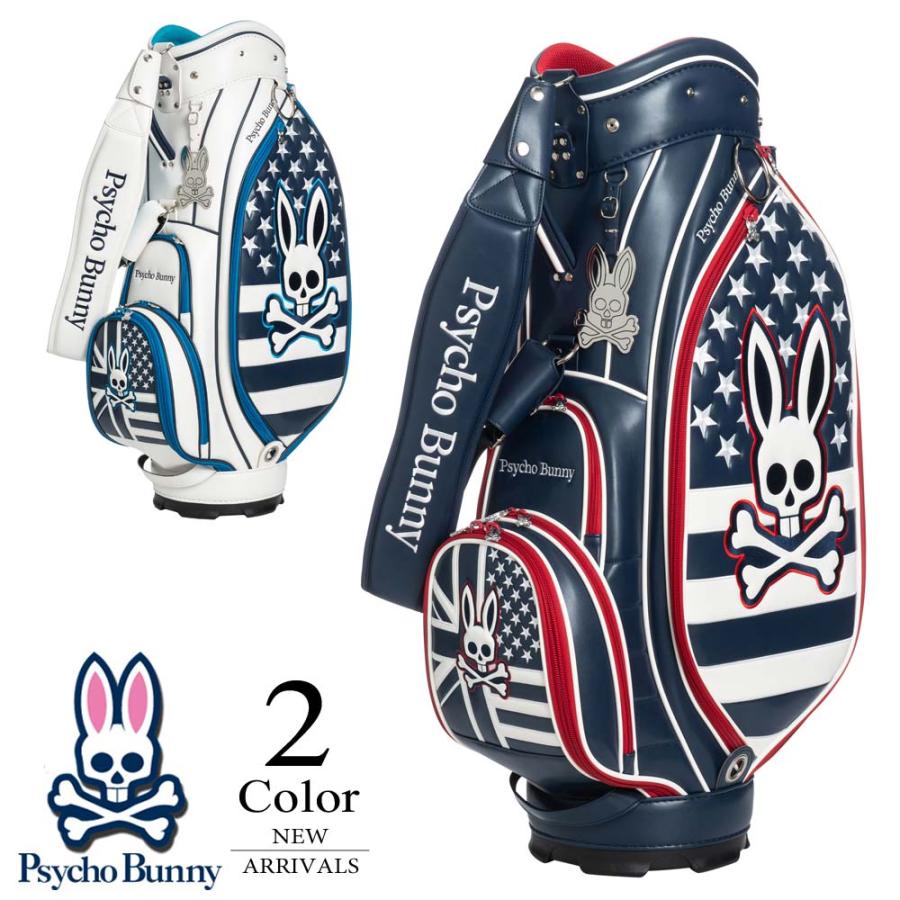 サイコバニー Psycho Bunny ゴルフ キャディバッグ （9型：ユニセックス） ポイント4倍 新作モデル pbmg2fc1 su