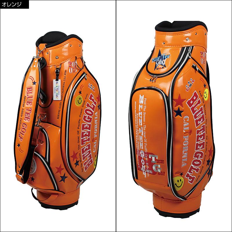 BLUE TEE GOLF ブルーティーゴルフ 9型 エナメル キャディバッグ BLUE TEE GOLF ブルーティーゴルフ 9型 エナメル キャディバッグ