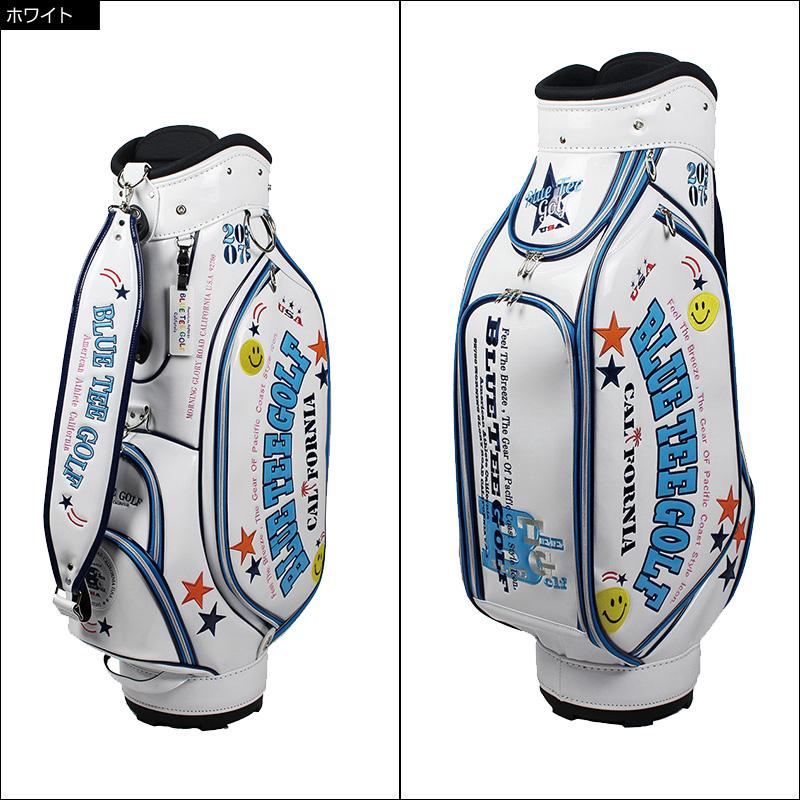 BLUE TEE GOLF ブルーティーゴルフ 9型 エナメル キャディバッグ BLUE TEE GOLF ブルーティーゴルフ 9型 エナメル キャディバッグ
