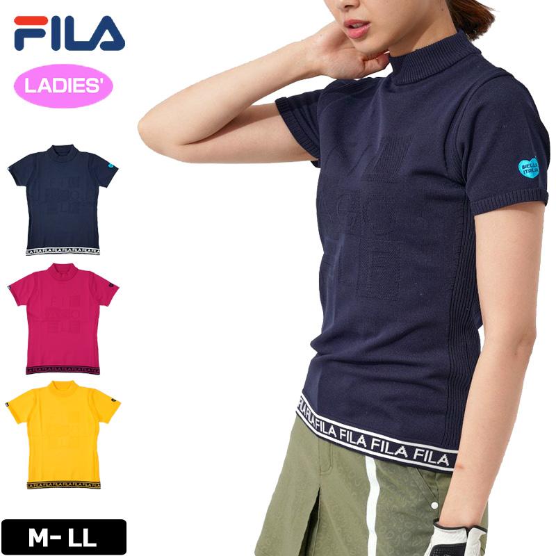 フィラゴルフ レディース 軽量ニット モックネックシャツ 半袖 シャツ 791600 FILA Golf メール便発送 21FW ハイネック ゴルフウェア トップス SEP3 :flwrn-791600:サードウェイブ ゴルフスポーツ - 通販 - Yahoo!ショッピング フィラゴルフ レディース 軽量ニット モックネックシャツ 半袖 シャツ 791600 FILA Golf メール便発送 21FW ハイネック ゴルフウェア トップス SEP3 :flwrn-791600:サードウェイブ ゴルフスポーツ - 通販 - Yahoo!ショッピング