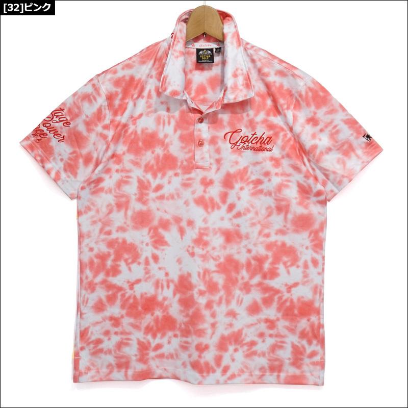 21激安通販 ガッチャゴルフ 22 メンズ 吸汗速乾 半袖 ポロシャツ タイダイプリント 222gg15 Gotcha Golf メール便発送 22ss 春夏秋 ゴルフウェア トップス Feb3 Cisama Sc Gov Br