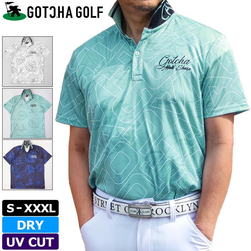 GOTCHA GOLF ガッチャゴルフ メンズ 吸汗速乾 半袖 ポロシャツ GOTCHA GOLF ガッチャゴルフ メンズ 吸汗速乾 半袖 ポロシャツ