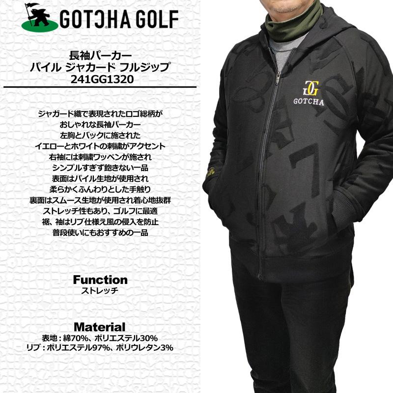 GOTCHA GOLF ガッチャゴルフ 2024 メンズ 長袖 パーカー GOTCHA GOLF ガッチャゴルフ 2024 メンズ 長袖 パーカー