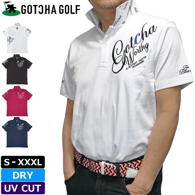 GOTCHA GOLF ガッチャゴルフ 2024 メンズ 吸汗速乾 半袖 GOTCHA GOLF ガッチャゴルフ 2024 メンズ 吸汗速乾 半袖