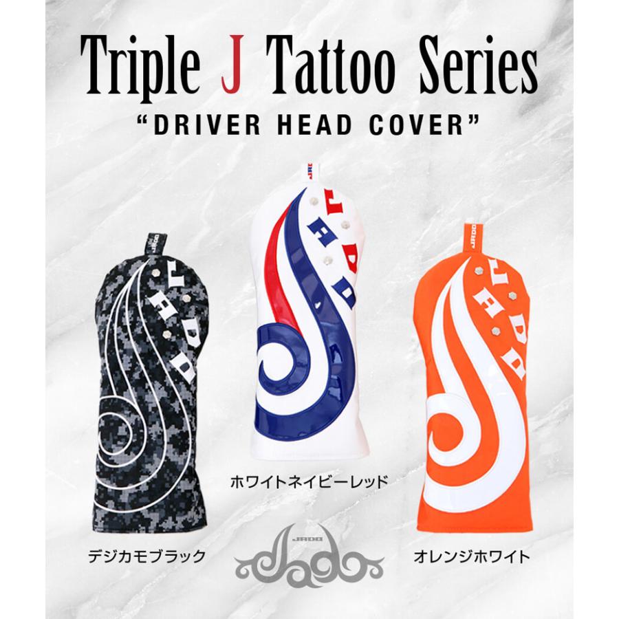 JADO GOLF ヘッドカバー ドライバー用 460cc対応 Triple J JADO GOLF ヘッドカバー ドライバー用 460cc対応 Triple J