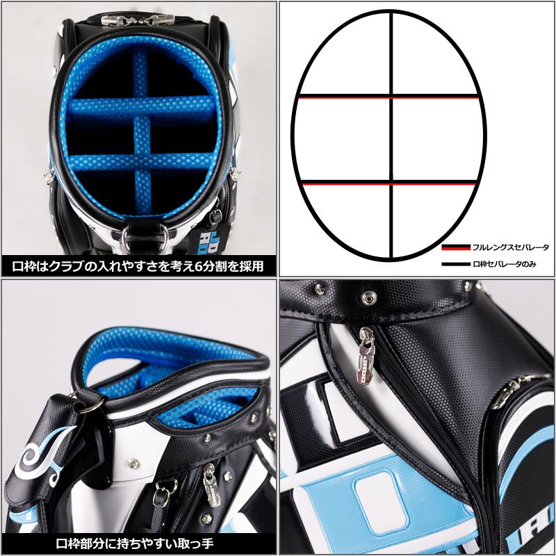 JADO GOLF キャディバッグ 9.5型 3点式 Chain block Tribal Ver JADO GOLF キャディバッグ 9.5型 3点式 Chain block Tribal Ver