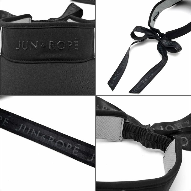 クーポン有 JUN＆ROPE レディース バイザー ERU13030 リボン使い 3SS2 ゴルフウェア 帽子 サンバイザー VISOR ジュン アンド ロペ ジュンロペ JUN1｜golf-thirdwave｜04