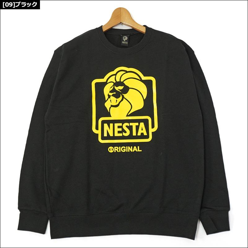 NESTA BRAND ネスタブランド メンズ ネスタライオン 長袖スウェット  
