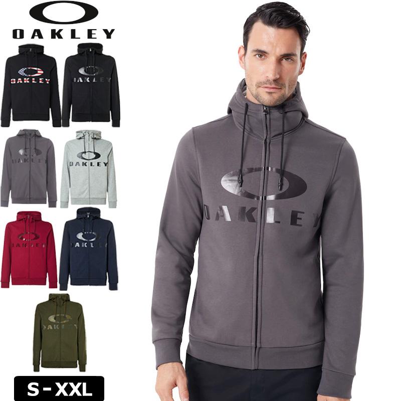 OAKLEY オークリー メンズ ビッグロゴ フリース フルジップ OAKLEY オークリー メンズ ビッグロゴ フリース フルジップ