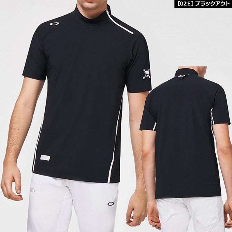 OAKLEY クーポン有 オークリー スカル モックネック 半袖シャツ OAKLEY クーポン有 オークリー スカル モックネック 半袖シャツ