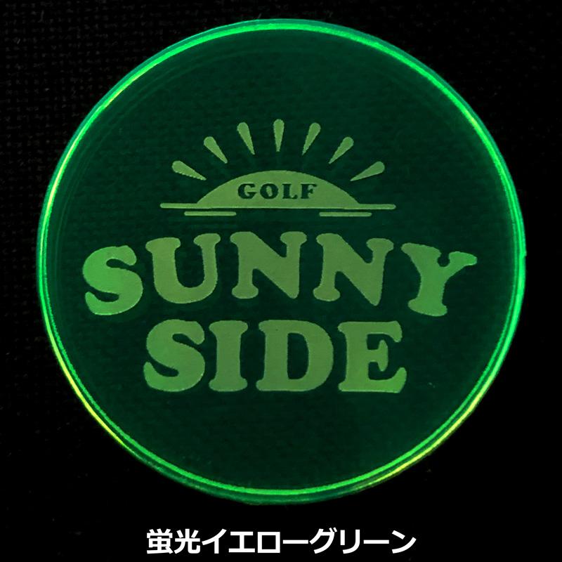 バラ売り サニーサイドゴルフ ゴルフマーカー オリジナルロゴ 蛍光 ビタミンカラー 日本製 メール便発送 SUNNY SIDE GOLF ネオンカラー 蛍光色｜golf-thirdwave｜07