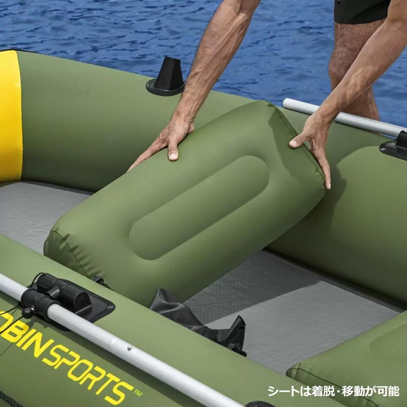 TOBIN SPORTS 3人乗り インフレータブル ラフトセット 2.91m(9.6ft 