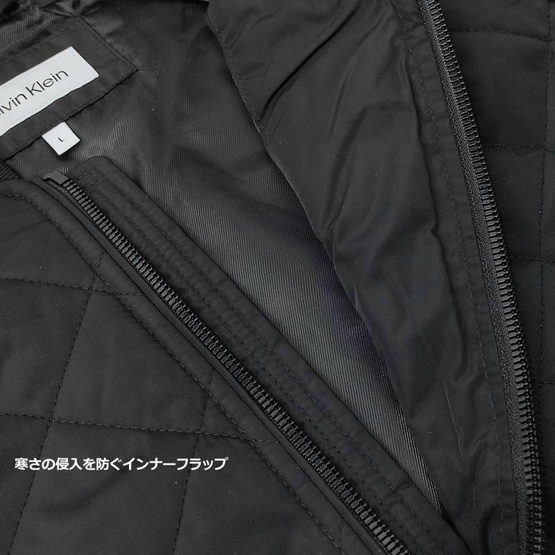 クーポン有 カルバンクライン メンズ 中綿 キルティング ジャケット 