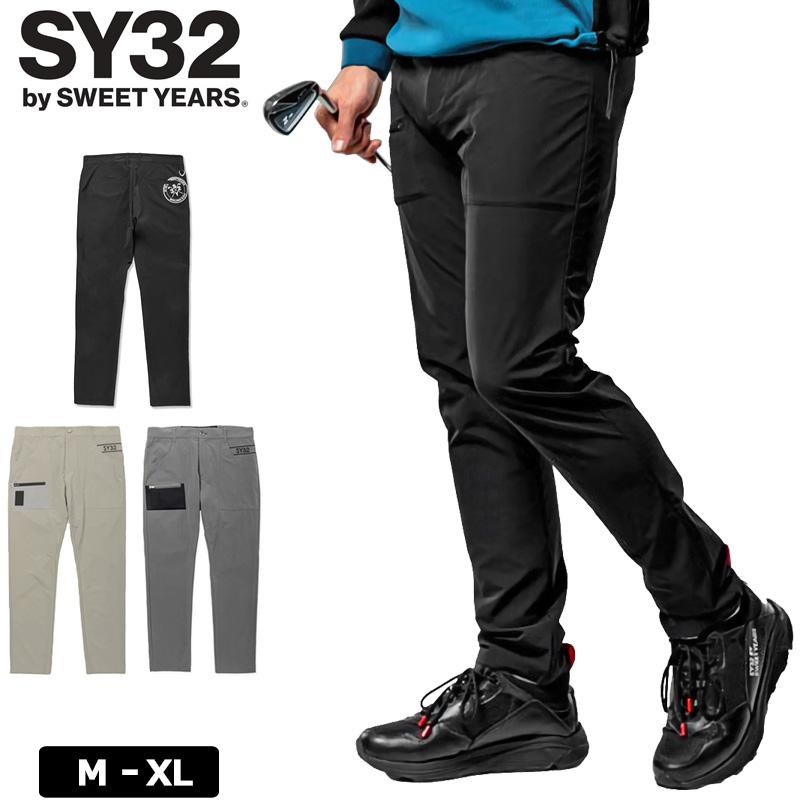 SALE特価 SY32 GOLF メンズ ストレッチ ロングパンツ SYG-23S17 BIG  