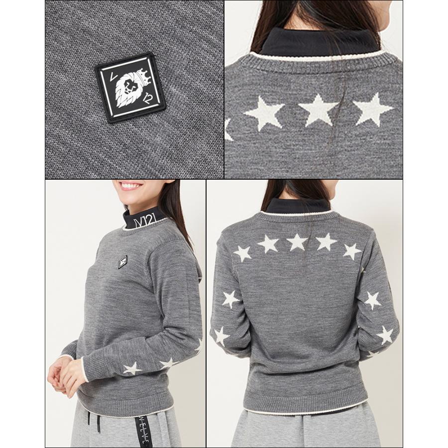 V12 ゴルフ ヴィ・トゥエルヴ レディース クルーネック セーター  