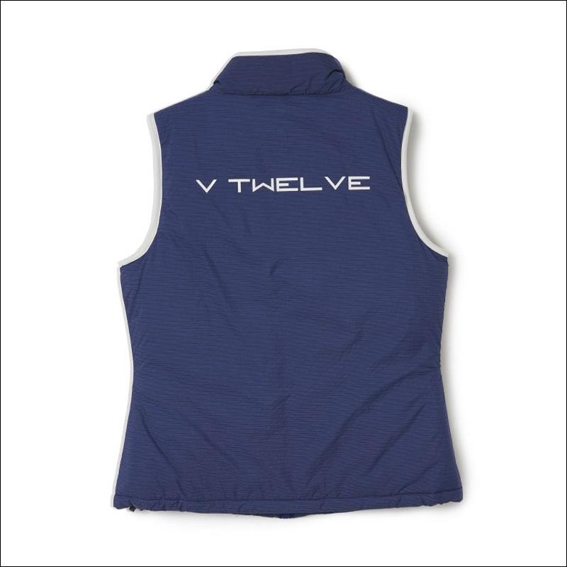 V12 ゴルフ レディース フルジップ 中綿 ベスト RIP VEST V122120-JK01 