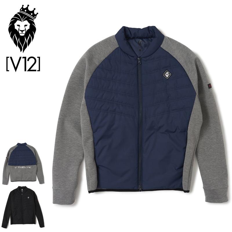 新品正規品【V12/sizeL】フリースハイブリッドキルティングアウター