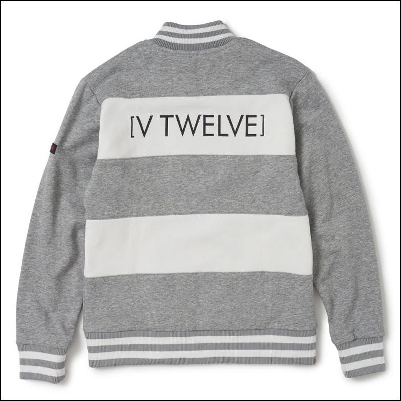 V12 ゴルフ レディース 裏起毛 スウェット ジャケット SWEAT BORDER  