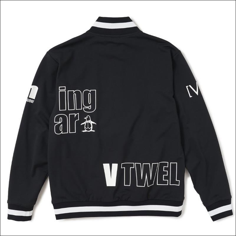 V12 マンシングウェア 裏地付きニットブルゾンセーターゴルフウェア