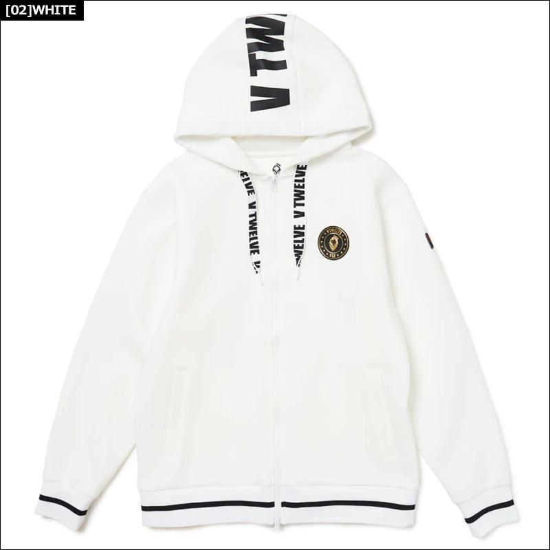 V12 ロゴ ジップアップフーディ L S Logo Zip Up Hooded Sweatshirt