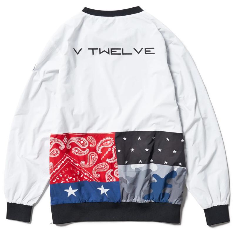 クーポン有 V12 ゴルフ メンズ 長袖 ブルゾン CRAZY PANEL SNEAD  