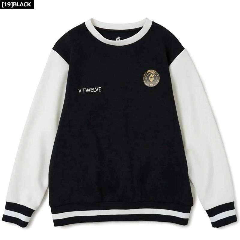 クーポン有 V12 ゴルフ メンズ 長袖 スウェット CON CREW V122310-SW03  