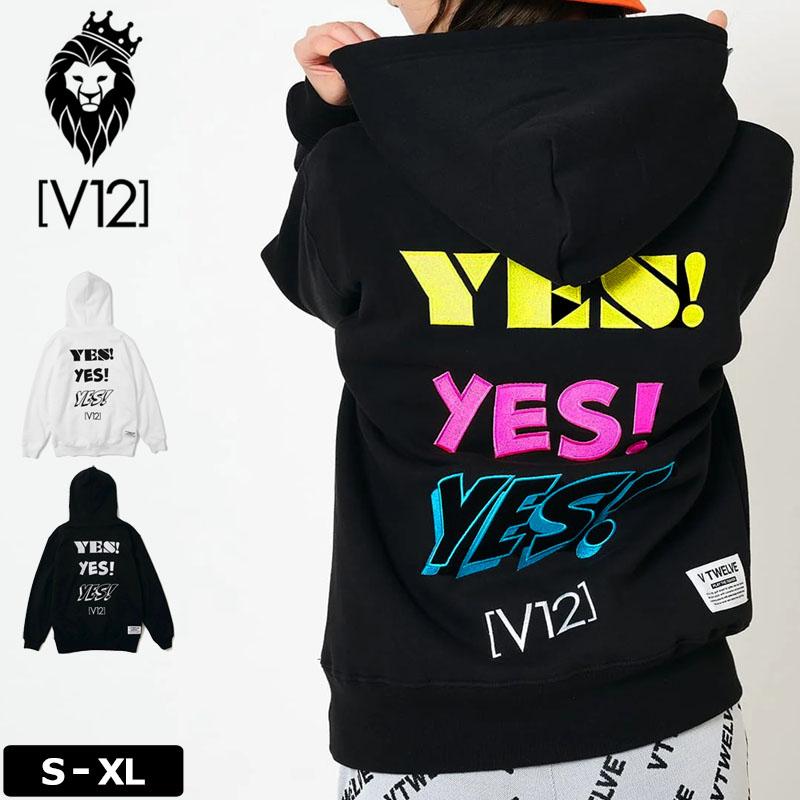 クーポン有 V12 ゴルフ 長袖 パーカー ユニセックス YES PARKA