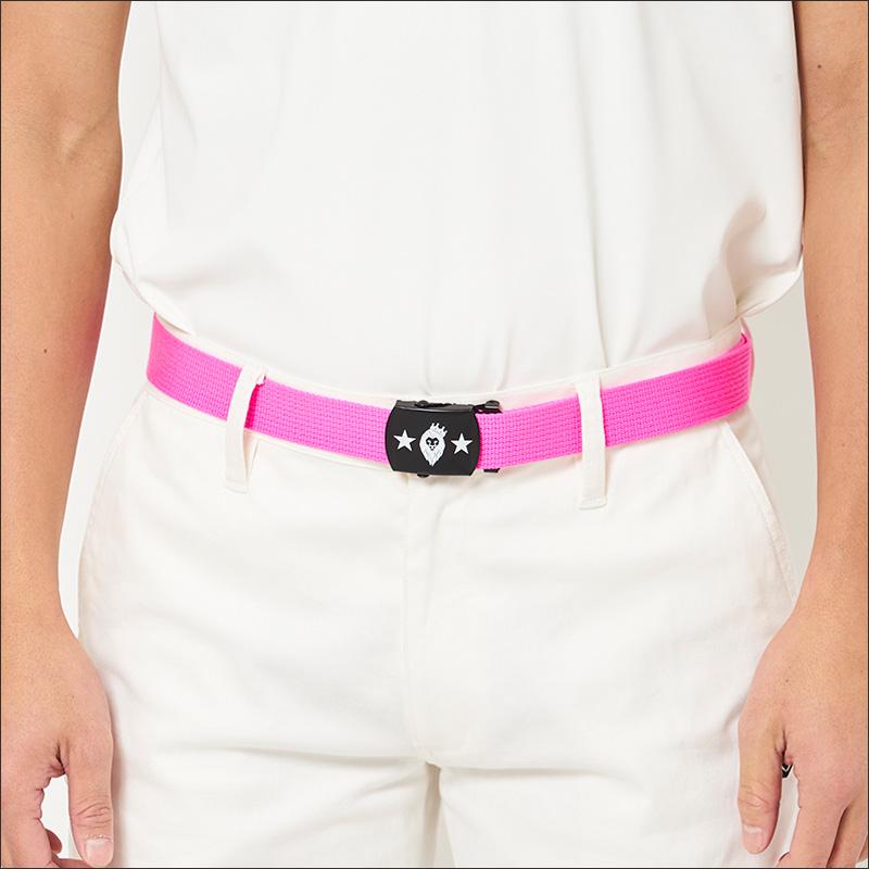 V12 ゴルフ ユニセックス ベルト COLOR BELT V122010BL02 19/PINK 0SS2 ゴルフウェア V12 GOLF