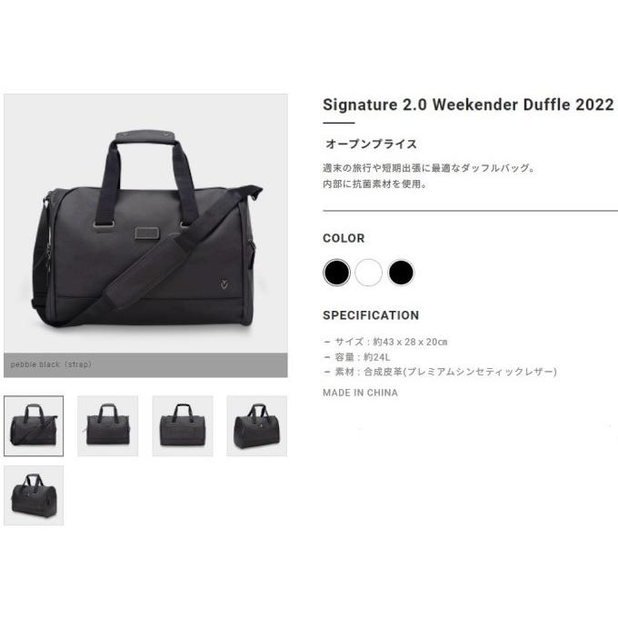 VESSEL ゴルフ ボストンバッグ ベゼル シグネチャー 2.0