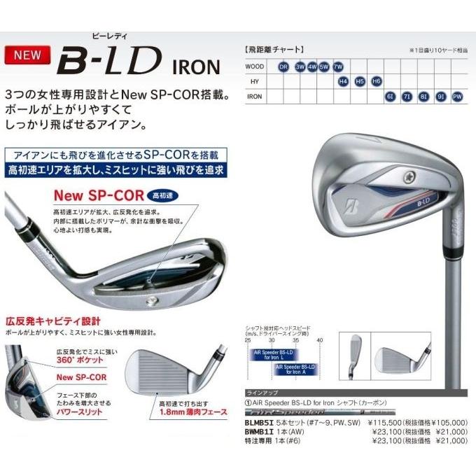 BRIDGESTONE ブリヂストン ゴルフ B-LD アイアン 6本セット(7 BRIDGESTONE ブリヂストン ゴルフ B-LD アイアン 6本セット(7