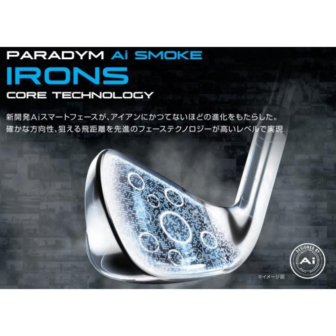 ゴルフ クラブ キャロウェイ パラダイム Ai スモーク HL アイアン 9本セット（5〜SW） Callaway PARADYM Ai SMOKE HL IRON 2024モデル｜golf-westandeast｜04