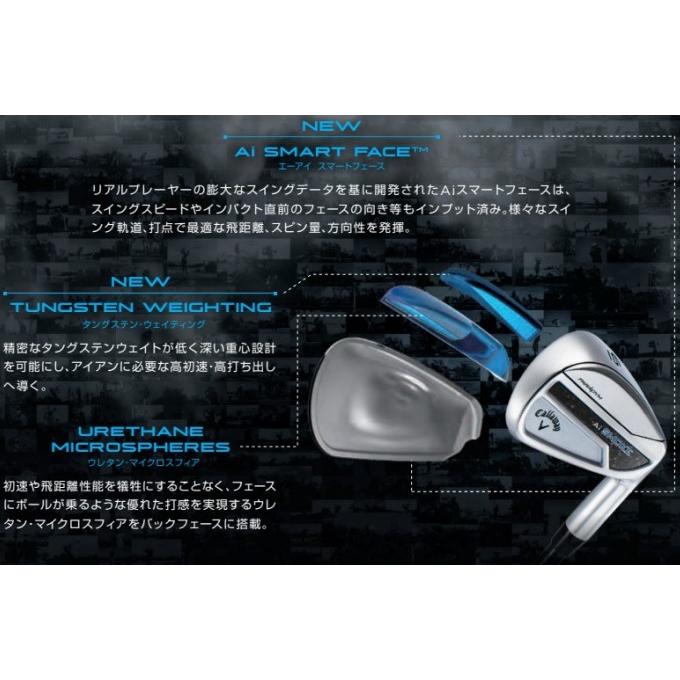 キャロウェイ パラダイム Ai スモーク マックス ファスト ウィメンズ 単品アイアン Callaway PARADYM Ai SMOKE MAX FAST WOMEN'S IRON 2024｜golf-westandeast｜04