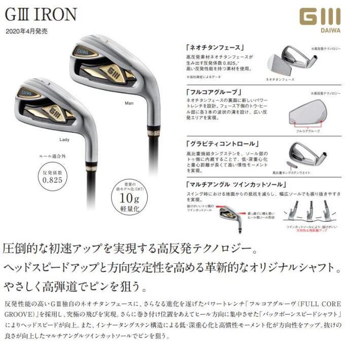 ヴィンテージモデル「G-3 IRON」のセット ゴルフ クラブ アイアン ジースリー G-3 アイアン8本セット（6〜SW