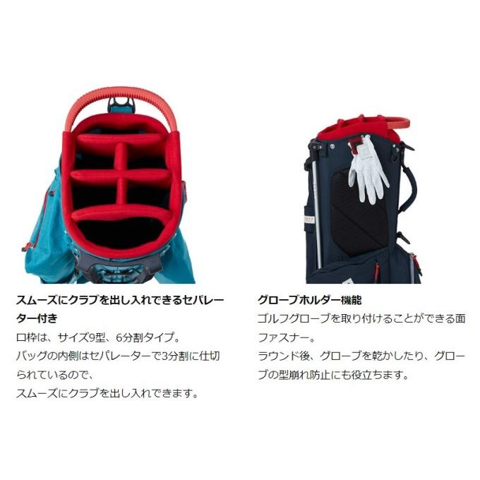 ゴルフ キャディーバッグ オノフ OB0324 ONOFF Caddie Bag Stand スタンド式 キャディバック グローブライド 2024モデル｜golf-westandeast｜09