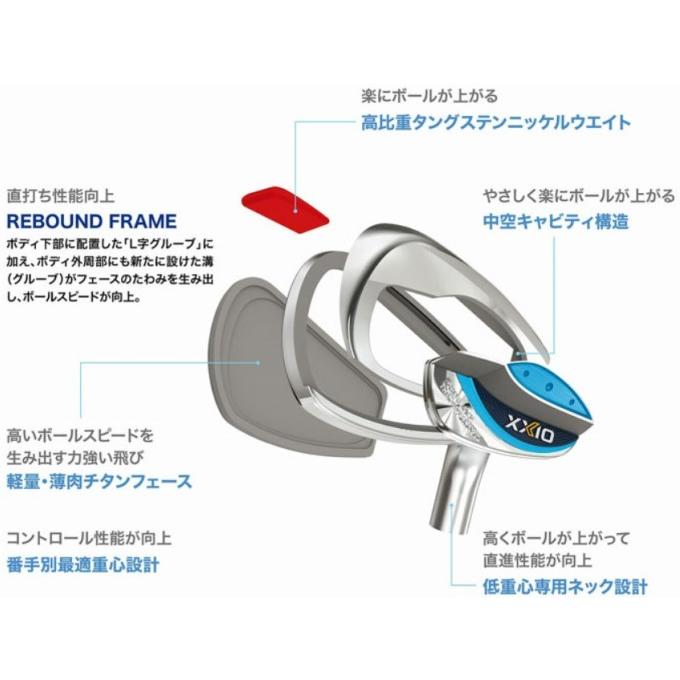 XXIO ダンロップ ゼクシオ 13 レディス アイアン 8本セット（5〜SW