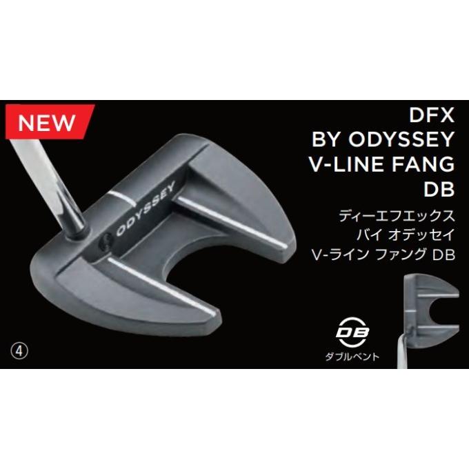 Odyssey DFX V-Line Fang パター　34インチ DFX BY ODYSSEY V-LINE FANG DBパター