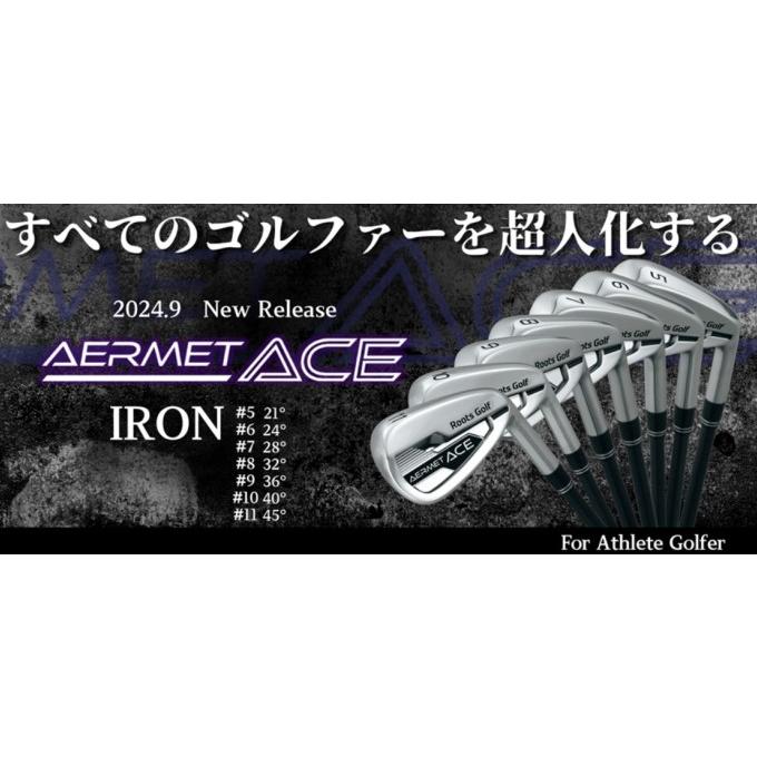 ルーツゴルフ アーメット エース アイアン 単品 Roots Golf AERMET ACE