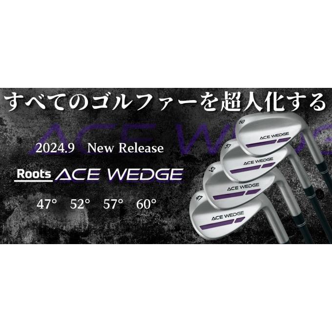 Roots Golf ルーツゴルフ エース ウェッヂ RS-003シャフト装着モデル ACE WEDGE GOLF CLUB ゴルフ クラブ 2025モデルの画像