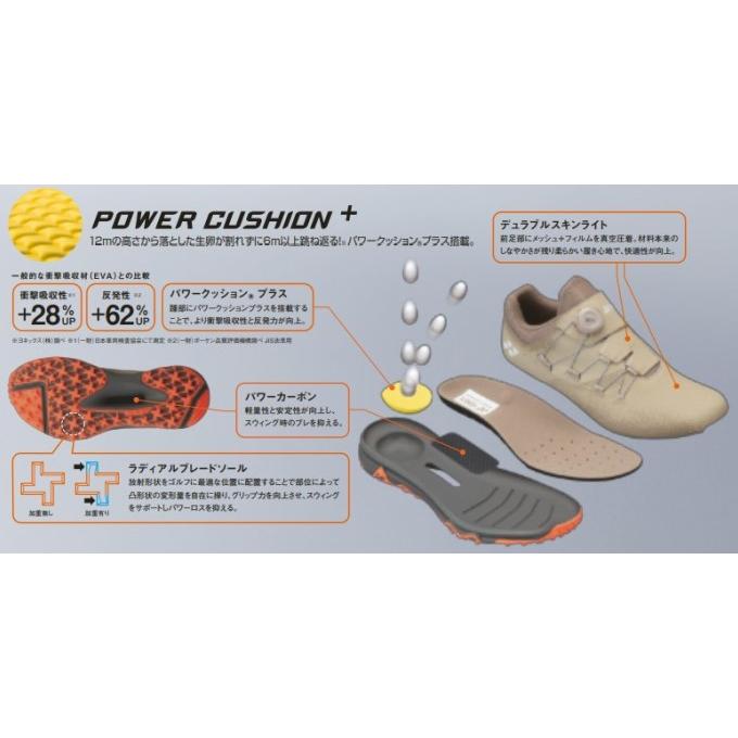 YONEX（ヨネックス） ゴルフ シューズ スパイクレス パワークッション