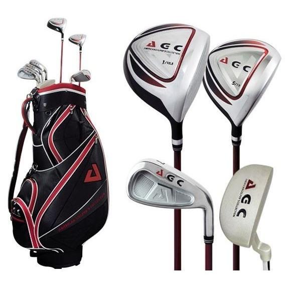 AGC ゴルフセット 10本 左利き レフティ クラブ ユニフレックス メンズ AGC American Golfer's Collection メンズゴルフセット 右利き/左利き