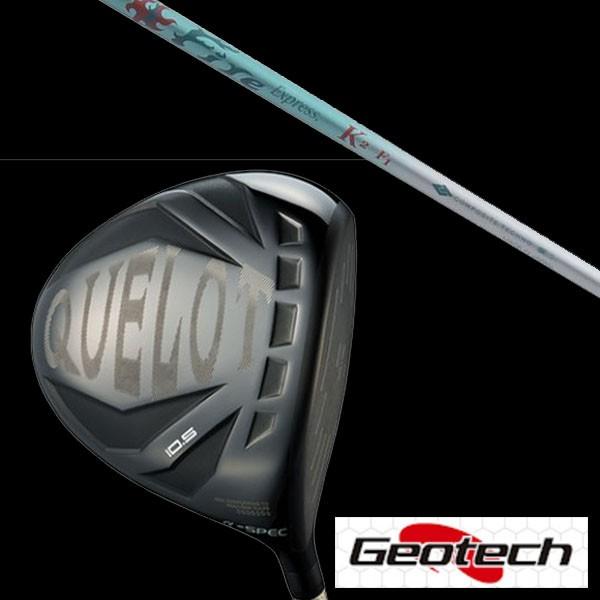 ジオテック Geotech どQUELOT Black Label SLE α-SPEC ドライバー Fire Express K2 シャフト ヘッドカバー付