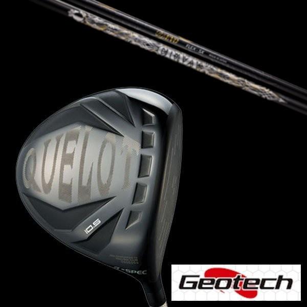 ジオテック どQUELOT Black Label SLE α-SPEC ドライバー クレイジー RD EVO シャフト / ヘッドカバー付 Geotech