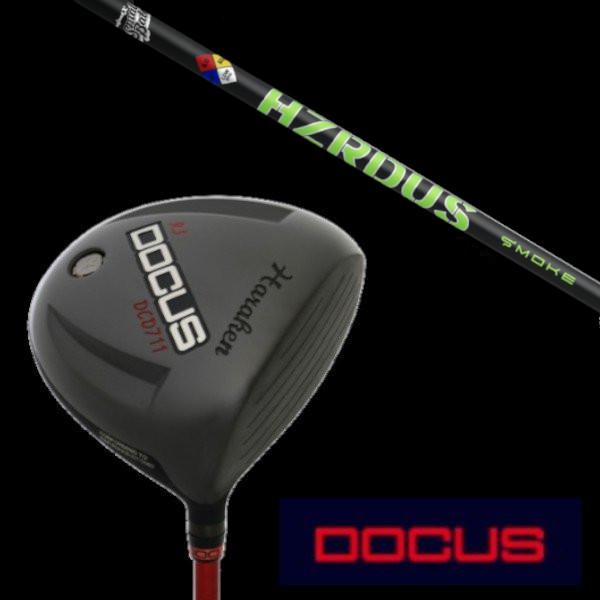 ドゥーカス DOCUS DCD711  ドライバー トゥルーテンパー プロジェクト Ｘ スモーク グリーン シャフト ヘッドカバー付