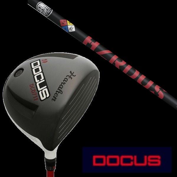 ドゥーカス / DOCUS DCD711 WINGED-D ドライバー 適合モデル PROJECT X HZRDUS RED シャフト / ヘッドカバー付