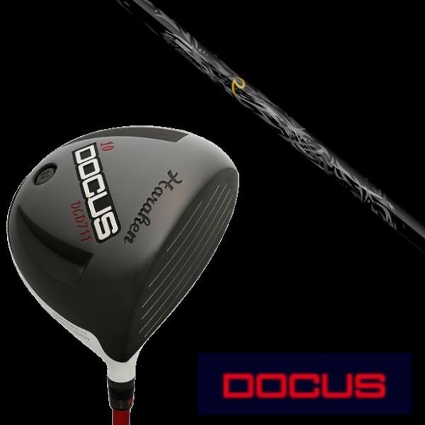 ドゥーカス DOCUS DCD711 WINGED-D ドライバー shinogi Black-50 シャフト ヘッドカバー付